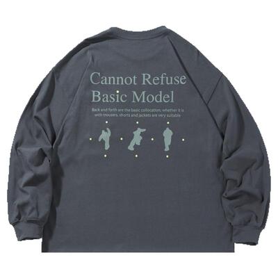 式重磅字母印花宽松卫衣