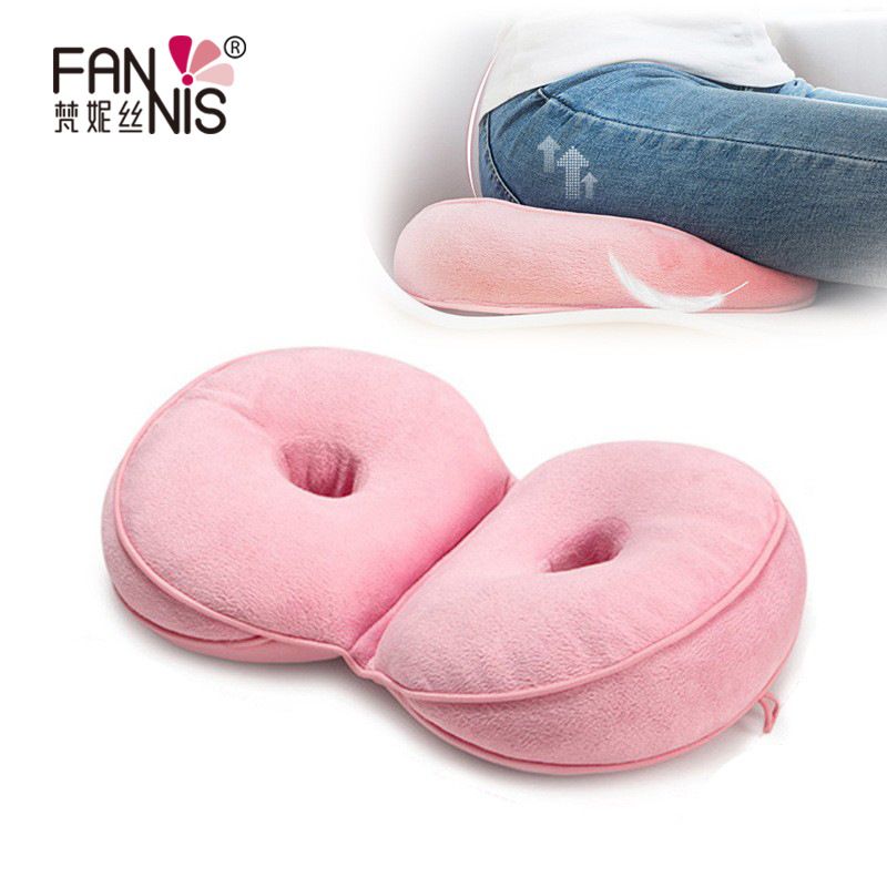 乳胶颗粒舒腰美臀椅子坐垫办公室坐垫学生屁靠垫多功能批发垫毛绒