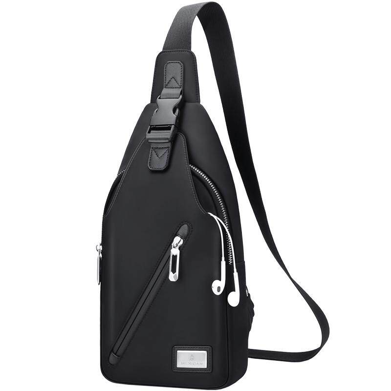 稻草人胸包男单肩包男包休闲斜跨牛津布挎包新款男士包包帆布背包