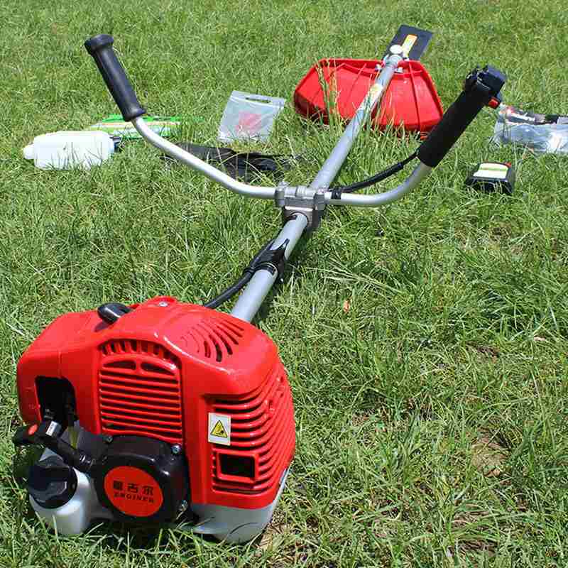 批发电动割草机汽油二冲程割灌草锄草机多功能锂电池充电式推机机