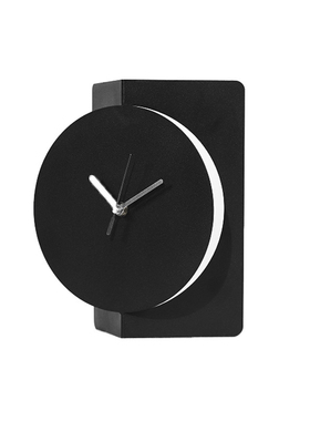 森度设计摆件钟表装饰皮革软装样板房几何座钟工艺品家居饰品树脂