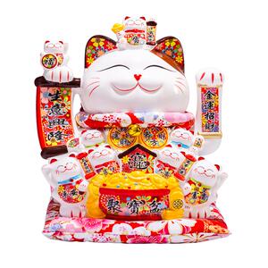 招财猫店铺家居摆件摇手开业礼物