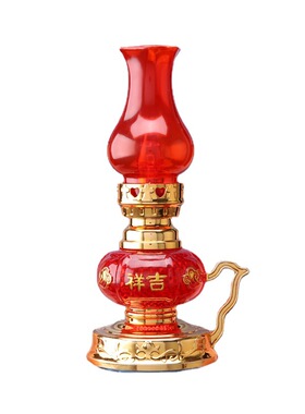 入宅乔迁喜灯子孙灯结婚长明灯可充电插电吉祥灯家用电蜡烛灯两用