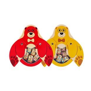 意大利进口艾达的世界牛奶巧克力飞熊巧克力礼盒年货礼物零食玩具