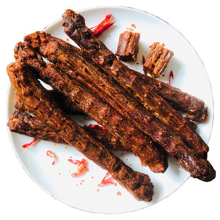 花吃点风干手撕鸭脖咸鸭蛋黄麻辣鸭脖氮气锁鲜网红休闲零食3根装