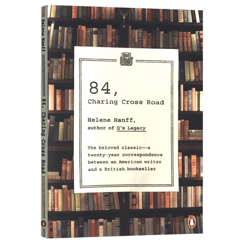 正版 查令十字街84号 英文原版 84 Charing Cross Road 北京遇上西雅图之不二情书 英文版 十字路 电影原著小说 进口书籍
