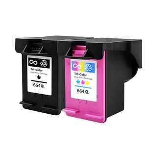 真格美兼容惠普664XL墨盒HP DeskJet2675 1115 2135 1118 2138 2678 3635 3776 3775打印机可加墨大容量连供