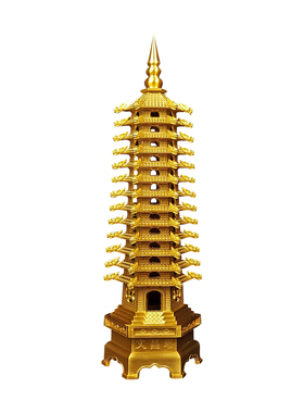 黄铜龙头文昌塔摆件可定制