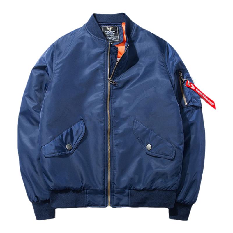 定制团体工作服印LOGO刺绣春秋棒球服飞行夹克大码工装薄外套棉衣
