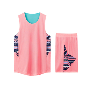 儿童篮球服套装定制双面球衣男女童比赛训练运动服速干球服