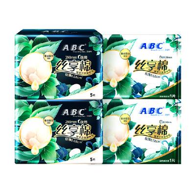 ABC蚕丝奢护日夜用12片卫生巾