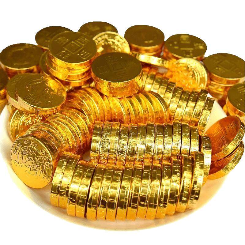 徐福记金币巧克力500g散装雀巢奇欧比喜糖果年货零食（代可可脂）