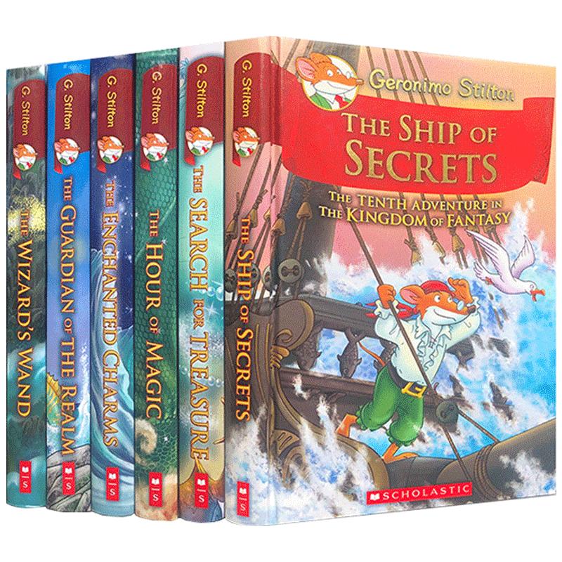 英文原版老鼠记者幻想梦幻王国1-15册 Geronimo Stilton and the Kingdom of Fantasy全彩漫画章节桥梁冒险故事图画书平装版