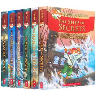 英文原版老鼠记者幻想梦幻王国1-15册 Geronimo Stilton and the Kingdom of Fantasy全彩漫画章节桥梁冒险故事图画书平装版