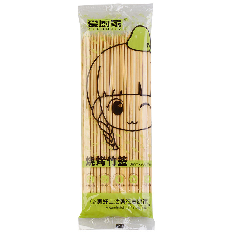 一次性烧烤竹签烤肠羊肉串冰糖葫芦钵钵鸡钵仔糕水果玉米签子批发