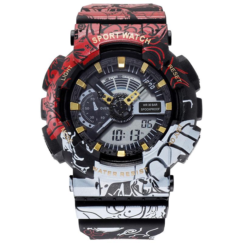 青少年手表男款初中高中学生只看时间防水机械儿童男生潮流款电子