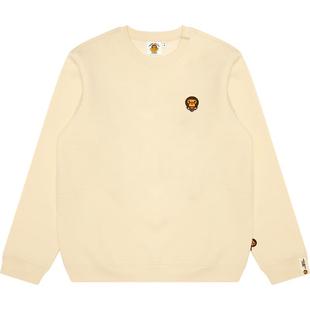BABY MILO STORE女装秋冬卡通小猴刺绣薄绒圆领卫衣3036XXN
