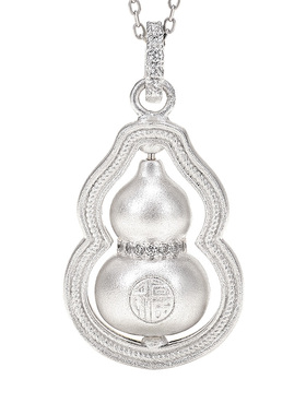 【足银葫芦吊坠】送女友礼物