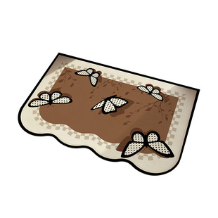 入户门地垫2026新款进门门口脚垫pvc免洗可擦地毯可裁剪皮革门垫