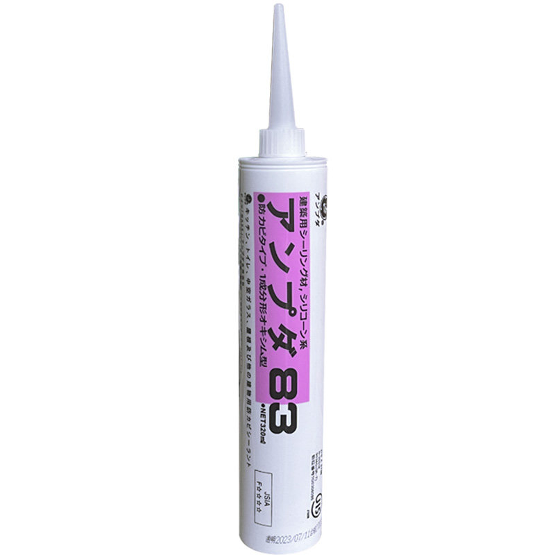 日本东芝GE83玻璃胶防水防霉厨卫胶水中性硅胶户外透明381密封胶