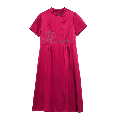 重磅真丝连衣裙年轻款