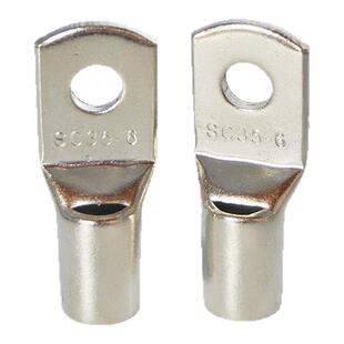 SC35平方铜接线端子SC35-5/6/8/10/12窥口短铜鼻铜接头国标压线鼻