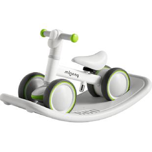 曼龙儿童平衡车1-3岁滑步车幼儿宝宝四轮学步车滑行车周岁礼物