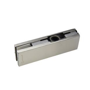 商铺办公室门有框玻璃门免挖坑地弹簧家用上下夹曲夹拉手