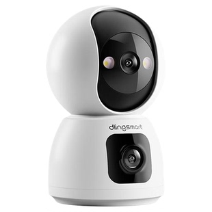 叮零双摄监控室内摄像头S8无线家用远程手机360度全景超高清夜视