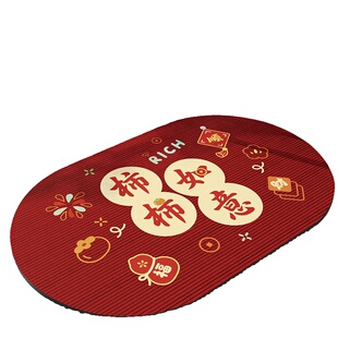 浴室地垫软硅藻泥吸水垫家用厕所卫生间门口防滑速干脚垫进门地毯