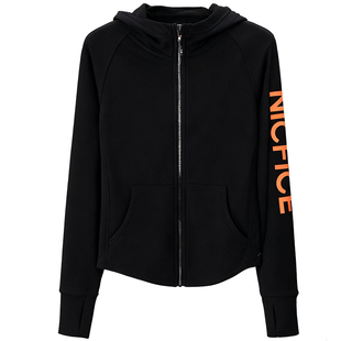 连帽加绒外套健身操跳舞跳操衣服广场舞服装全拉链立领跑步运动服