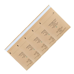 无LOGO180度干热消毒灭菌纸袋美甲一次性牛皮纸包装袋自封袋100只