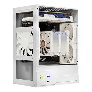 【月蚀】itx机箱迷你机箱侧透便携式直插itx机箱台式 非Rider R2