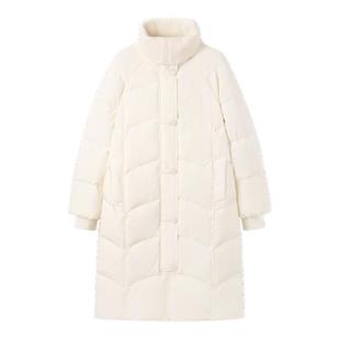 太平鸟年冬季新款针织大翻领羽绒服A1ACE4514