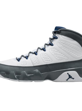 耐克男鞋Air Jordan 9 Retro 灰白AJ9 乔9 复古篮球鞋HV4794-100