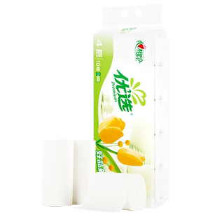 心相印卷纸优选无芯家用实惠装卫生纸厕纸纸巾无心大包手纸整箱