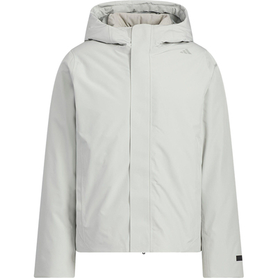Adidas/阿迪达斯正品2025男士连帽户外探险保暖商务羽绒服KC2476