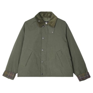 韩东君于和伟同款 Barbour Transport Padded加厚保暖棉服外套男