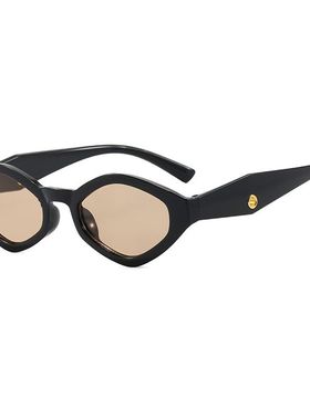 菱形太阳镜小框女士高级感墨镜防晒防紫外线太阳眼镜ins网红