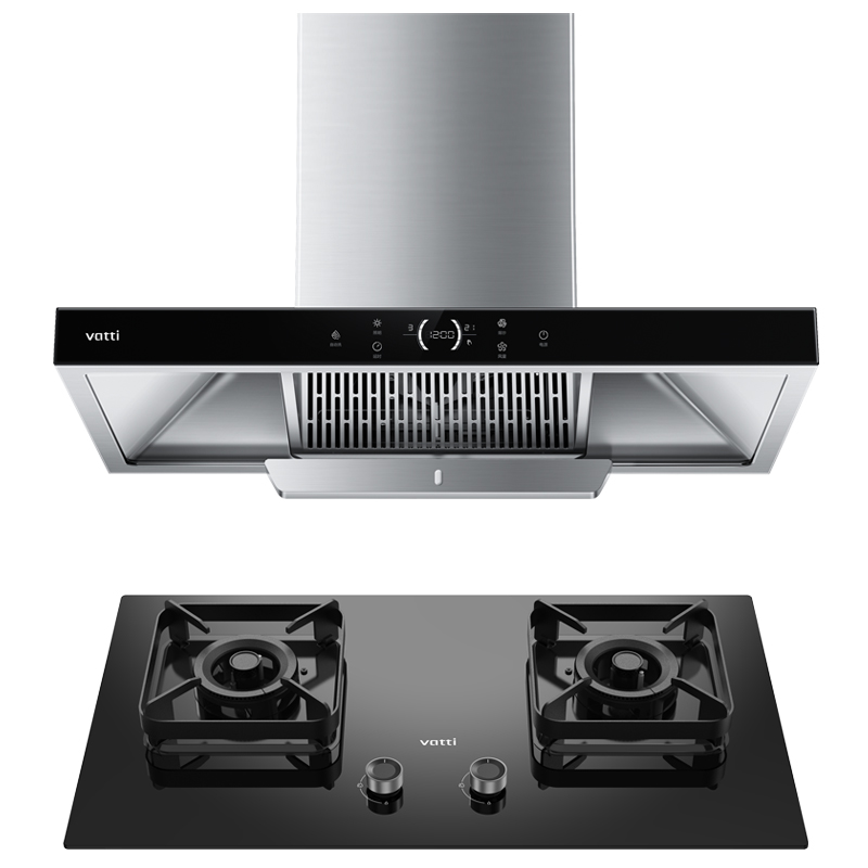 华帝油烟机燃气灶套装组合抽油烟机燃气灶热水器厨房家用多件套