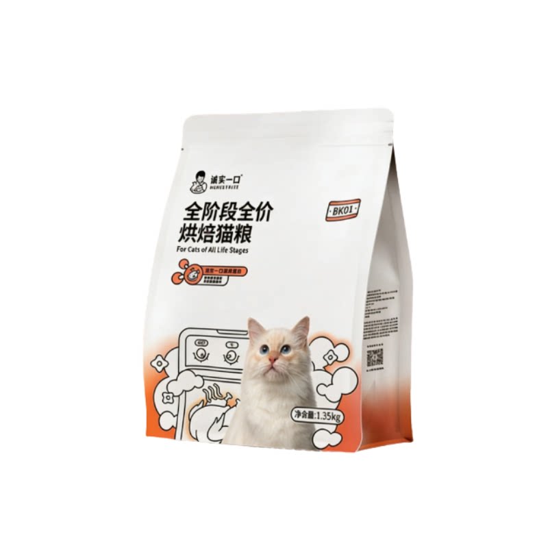 诚实一口BK01plus烘焙猫粮高蛋白