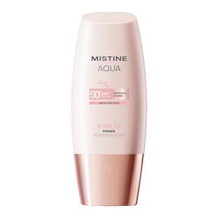 Mistine蜜丝婷防晒霜液小黄粉帽摇摇乐女面部隔离防紫外线防水汗
