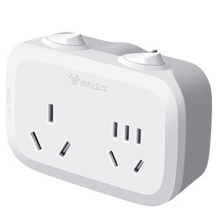 公牛扩展插座拓展插排插大功率16A插线板厨房专用空调热水器专用