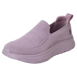 快乐玛丽健步鞋女2026春季新款一脚蹬百搭妈妈鞋懒人轻便舒适布鞋