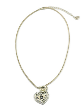 高级感花朵爱心项链女款2026新款