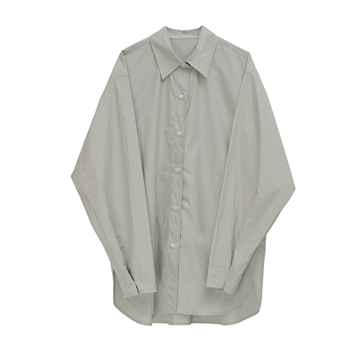 长袖衬衫慵懒appendage休闲