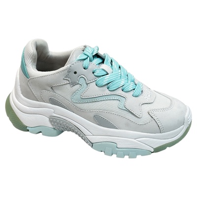 ASH厚底复古拼色休闲老爹鞋