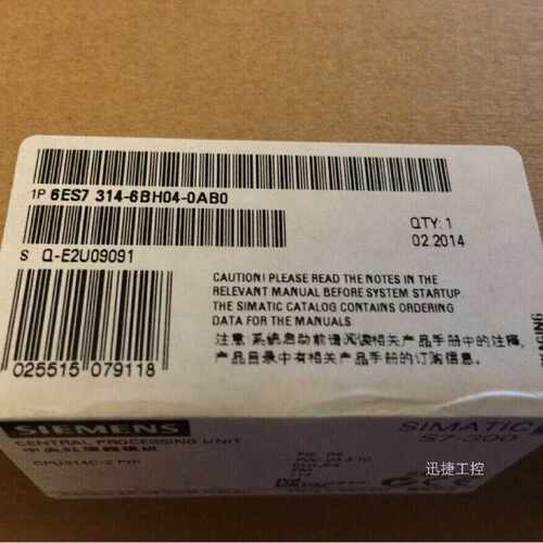 议价6ES7314-6BH04-0AB0西门子S7-300CPU314C-2PTP带MPI的紧凑型C
