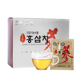 不老健高丽参茶滋补正品男女养生茶速溶礼盒人参茶韩国红参粉50包