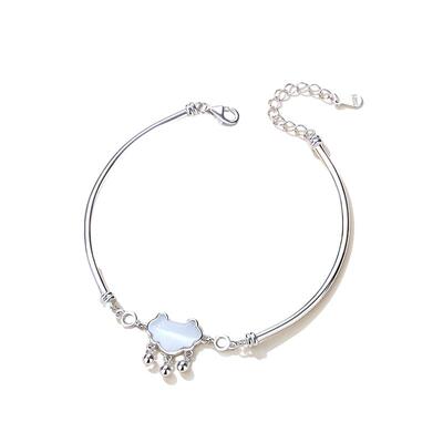 DAISYBEAUTY女如意平安锁手镯